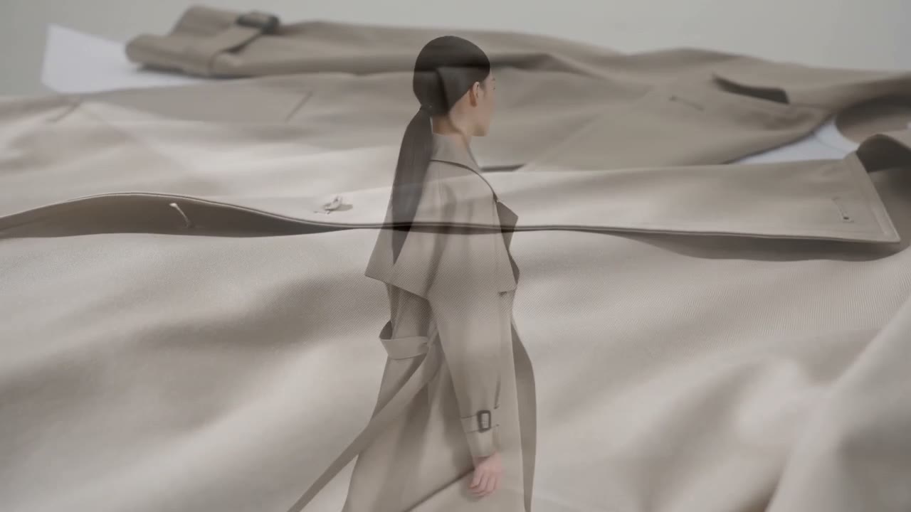 服装上身展示