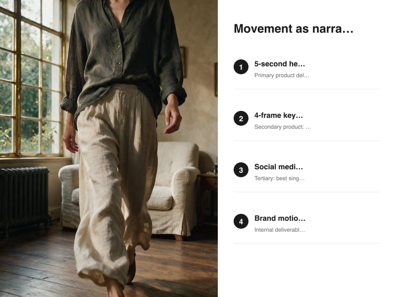 Haz caminar al modelo